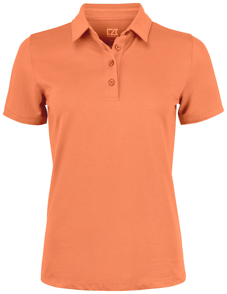 Cutter & Buck Oceanside Stretch Polo Dames - perzik