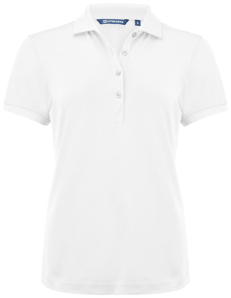 Cutter & Buck Virtue Eco Polo Solid Dames - wit