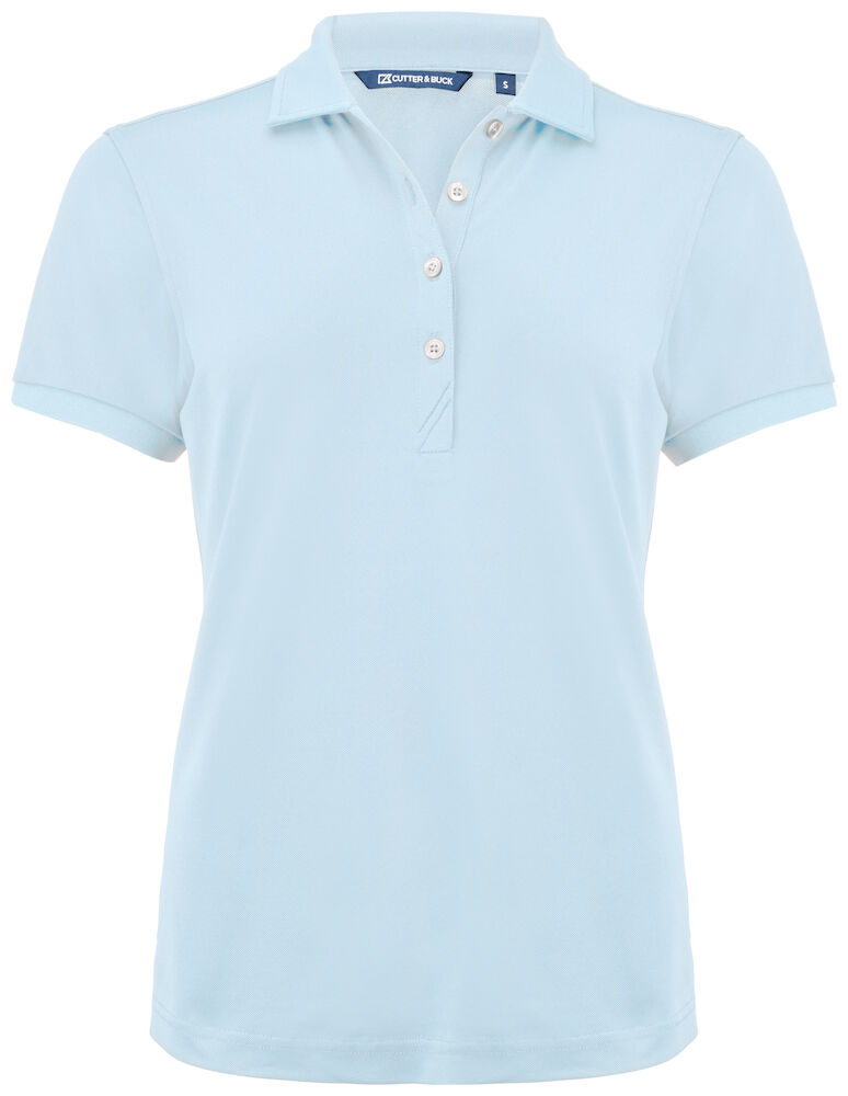 Cutter & Buck Virtue Eco Polo Solid Dames - hemel-blauw