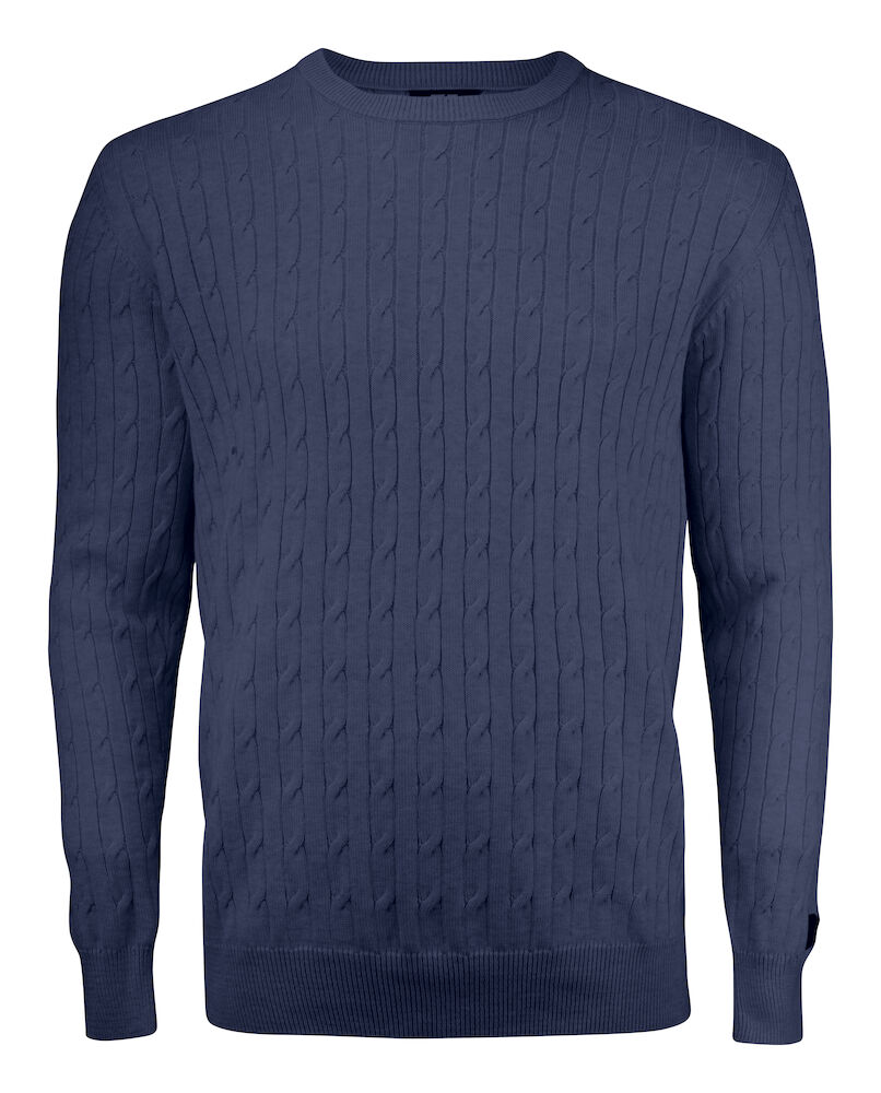 Cutter & Buck Blakely Knitted Sweater Heren - navy-melange