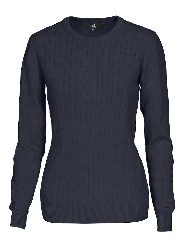 Cutter & Buck Blakely Knitted Sweater Dames - dark-navy