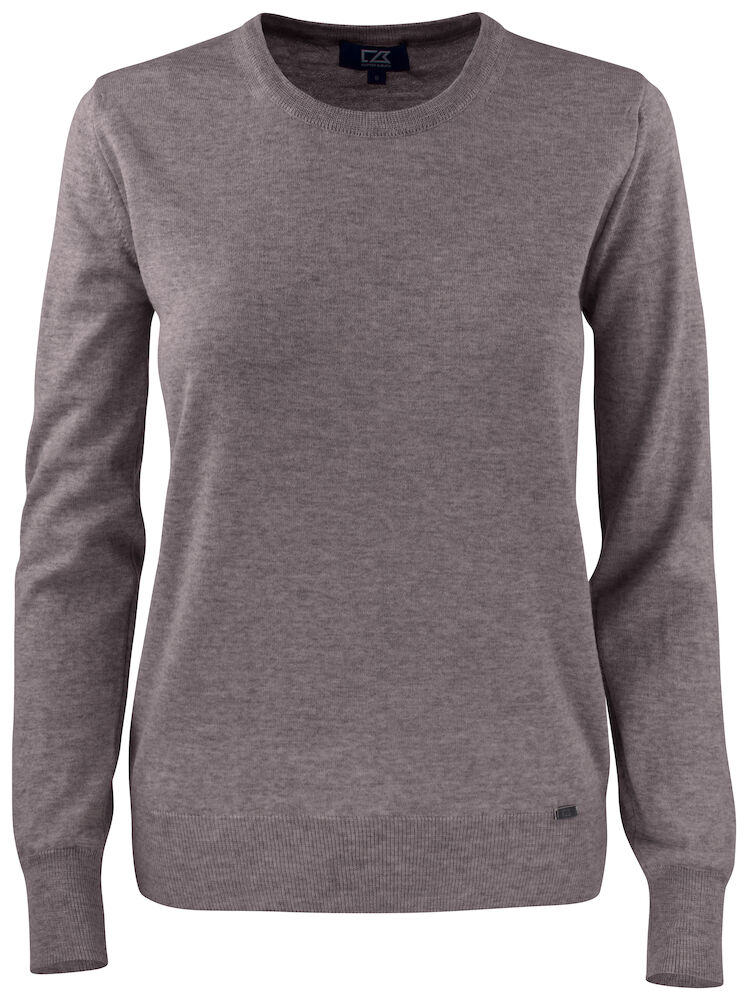 Cutter & Buck Kennewick Crewneck Dames - nougat-melange