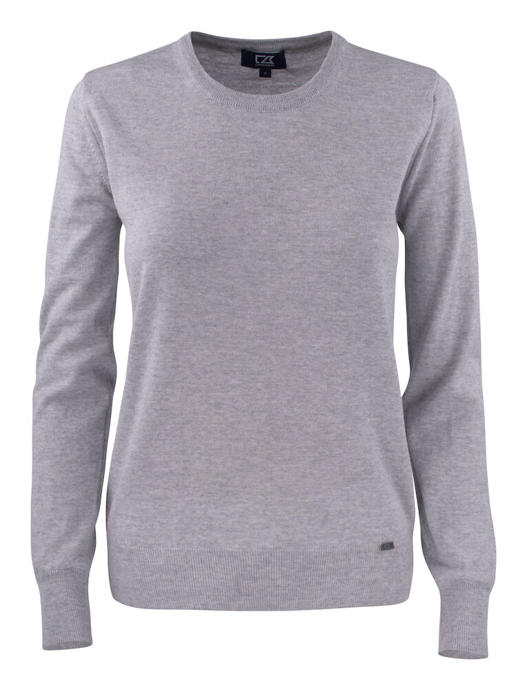 Cutter & Buck Kennewick Crewneck Dames - grijs-melange