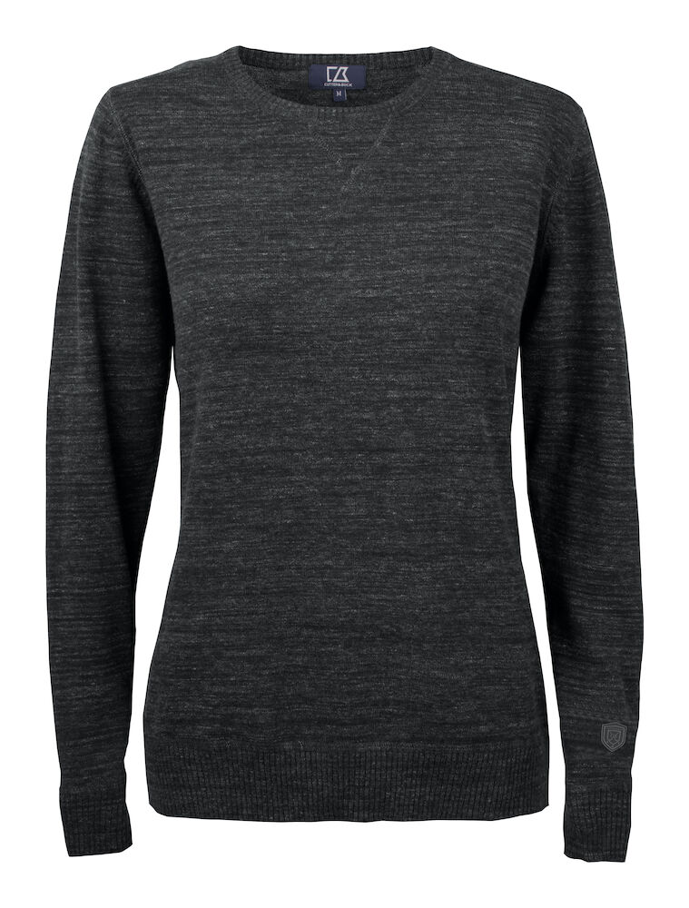 Cutter & Buck Eatonville Sweater Dames - antraciet-melange