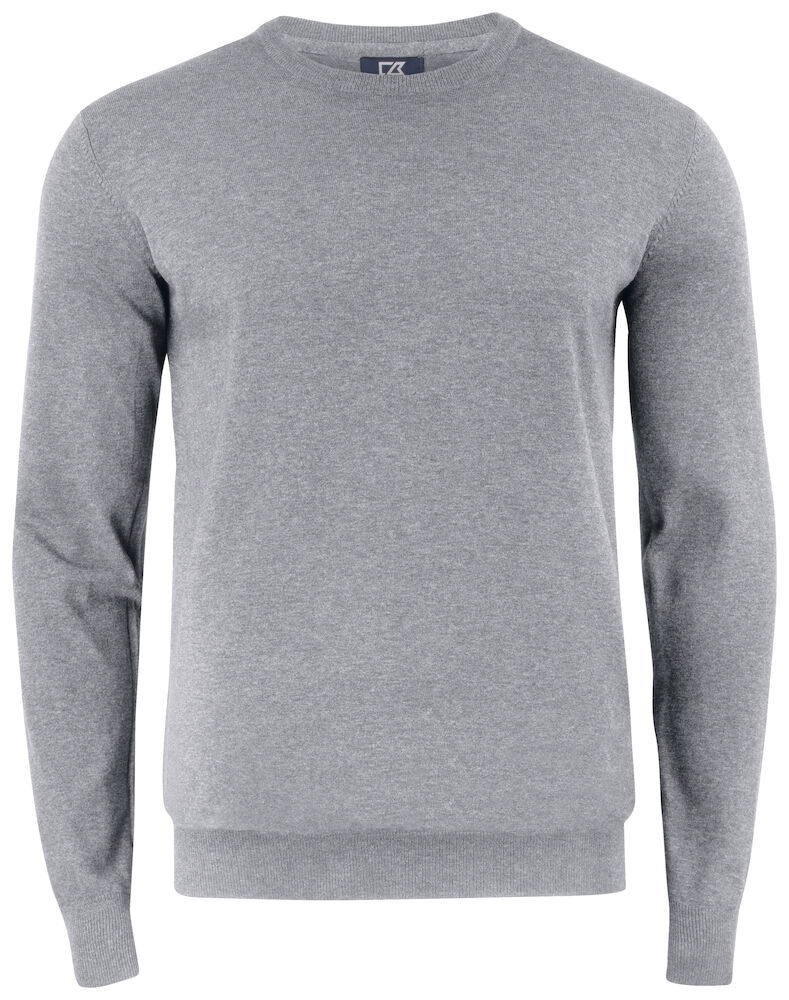 Cutter & Buck Oakville Crewneck Heren - grijs-melange