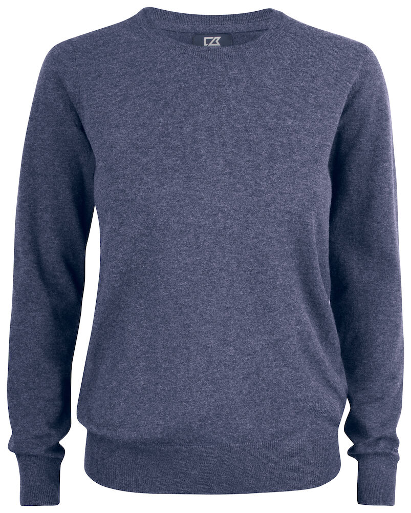 Cutter & Buck Oakville Crewneck Dames - navy-melange