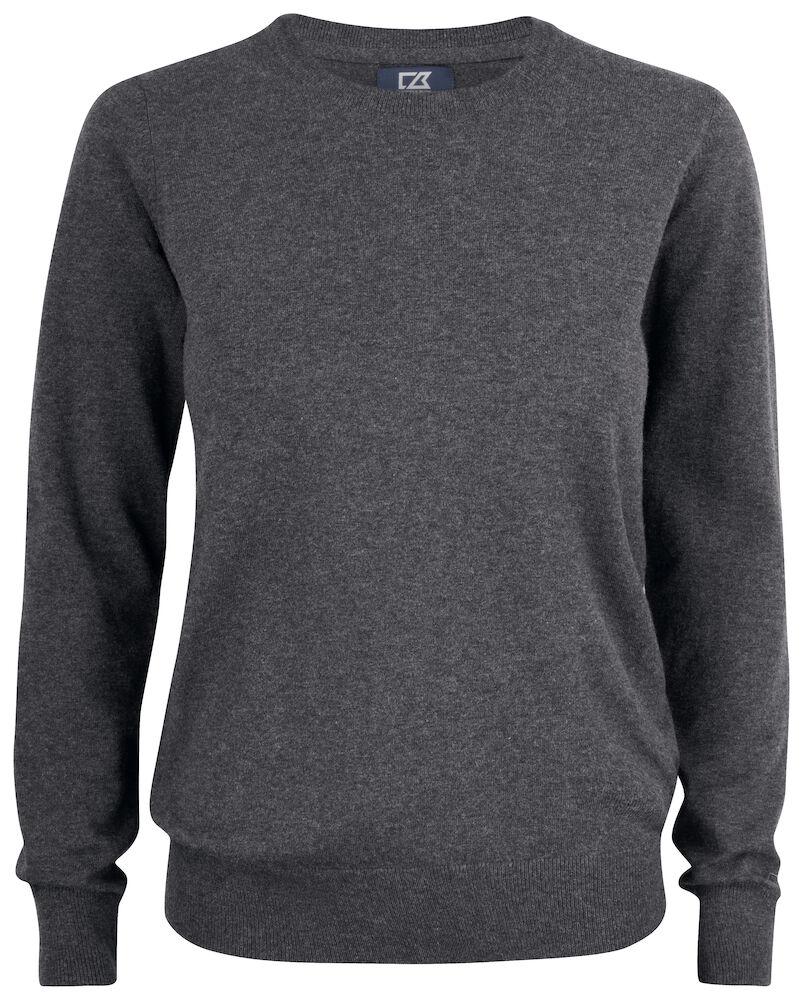 Cutter & Buck Oakville Crewneck Dames - antraciet-melange