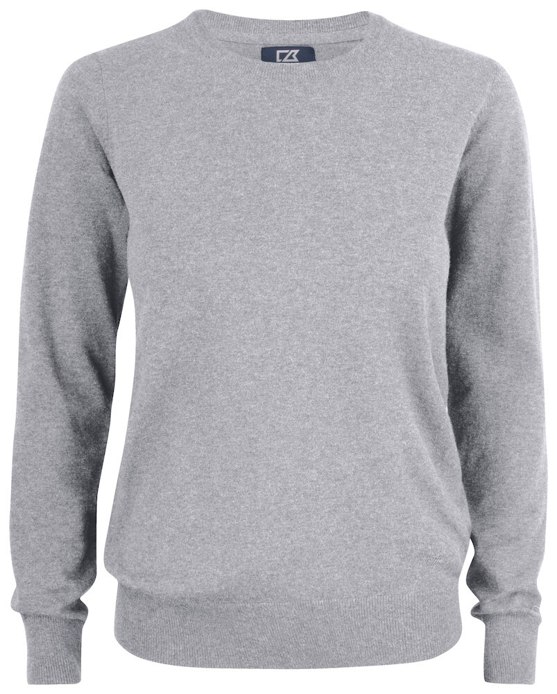 Cutter & Buck Oakville Crewneck Dames - grijs-melange