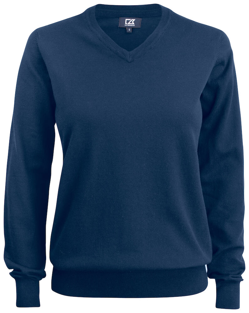 Cutter & Buck Oakville V-neck Dames - dark-navy