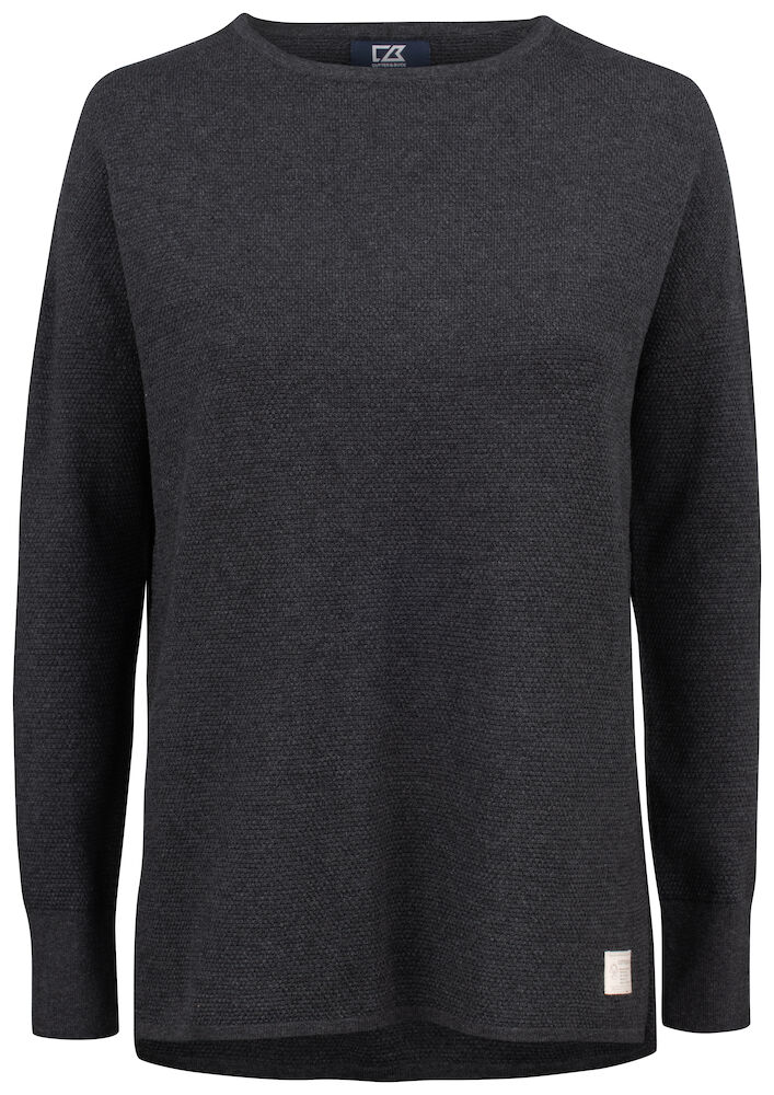 Cutter & Buck Carnation Sweater Dames - antraciet-melange