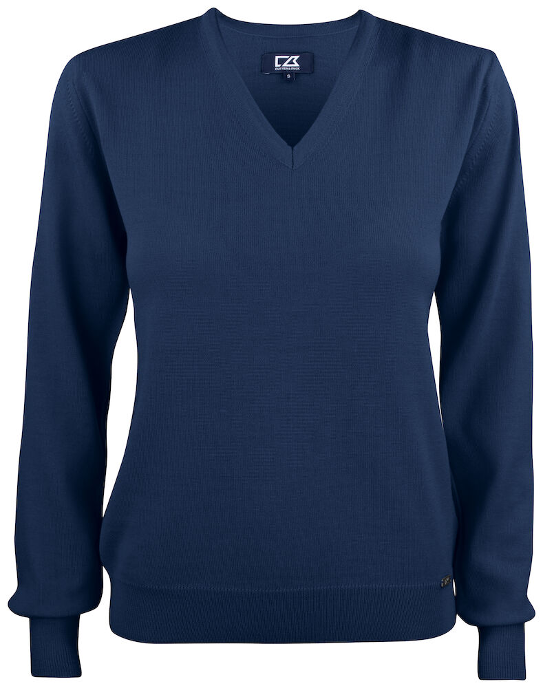 Cutter & Buck Everett V-neck Dames - dark-navy