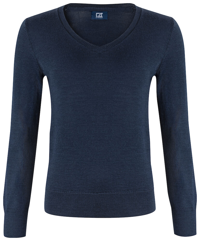 Cutter & Buck Vernon V-neck Dames - dark-navy