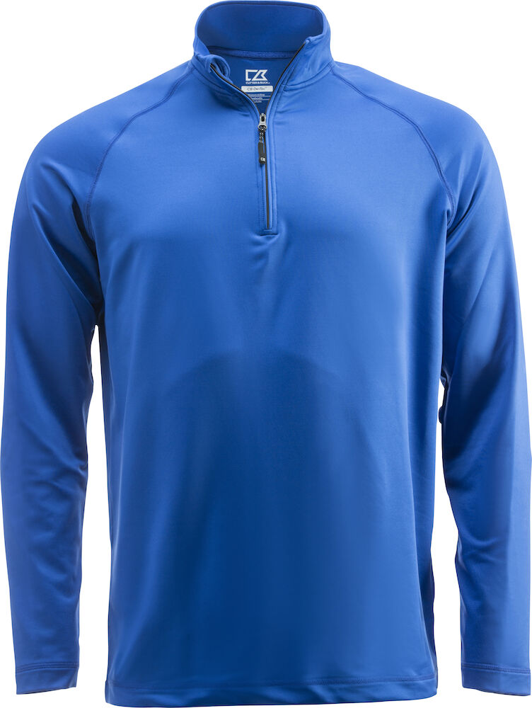 Cutter & Buck Coos Bay Half Zip Heren - royal-blauw