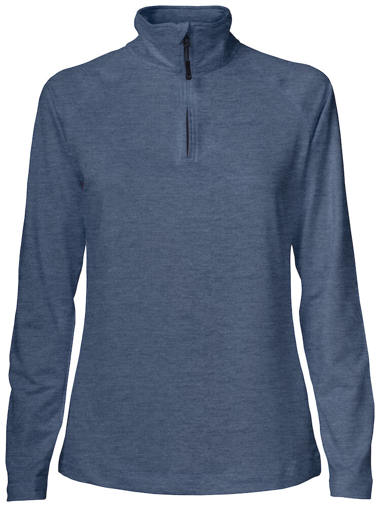 Cutter & Buck Coos Bay Half Zip Dames - leisteen-blauw-mel