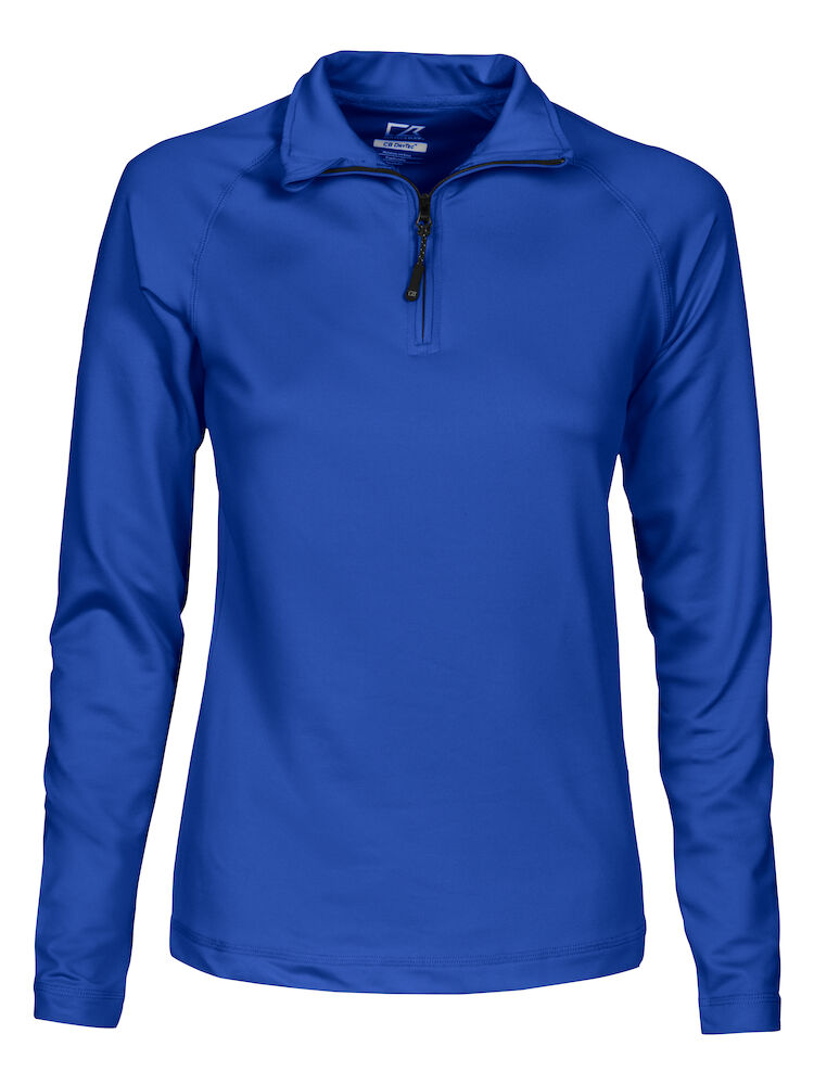 Cutter & Buck Coos Bay Half Zip Dames - royal-blauw