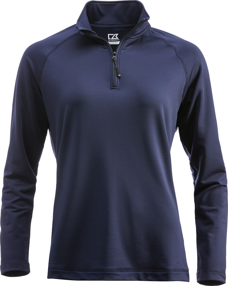 Cutter & Buck Coos Bay Half Zip Dames - dark-navy