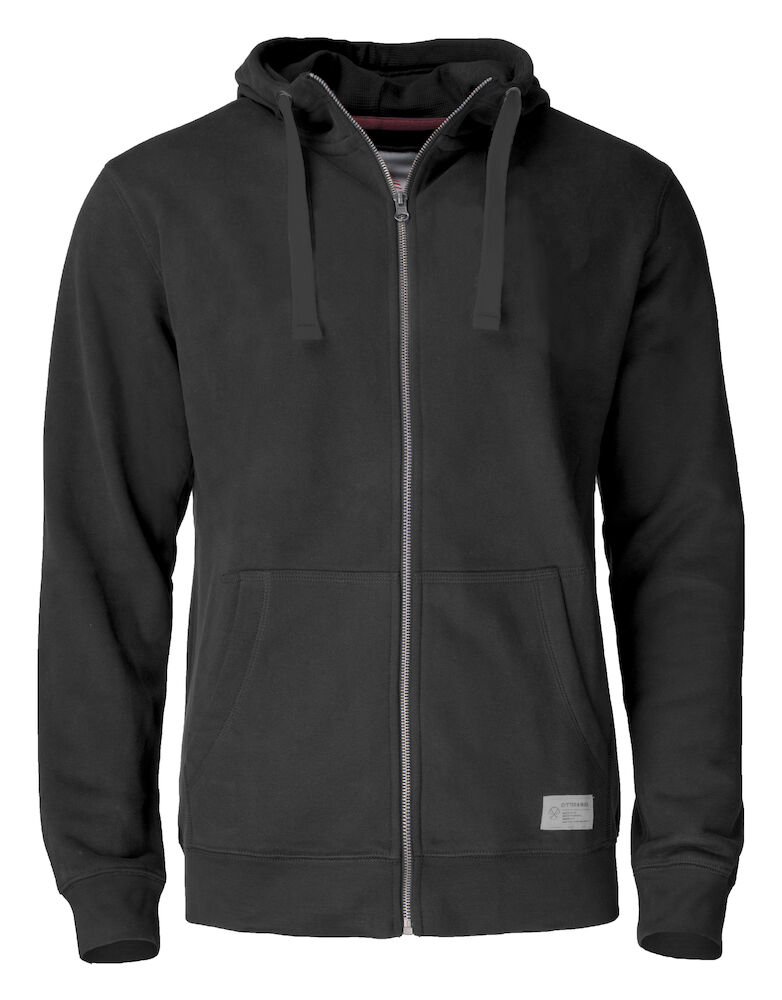 Cutter & Buck Twisp Hood Full Zip  Heren - zwart