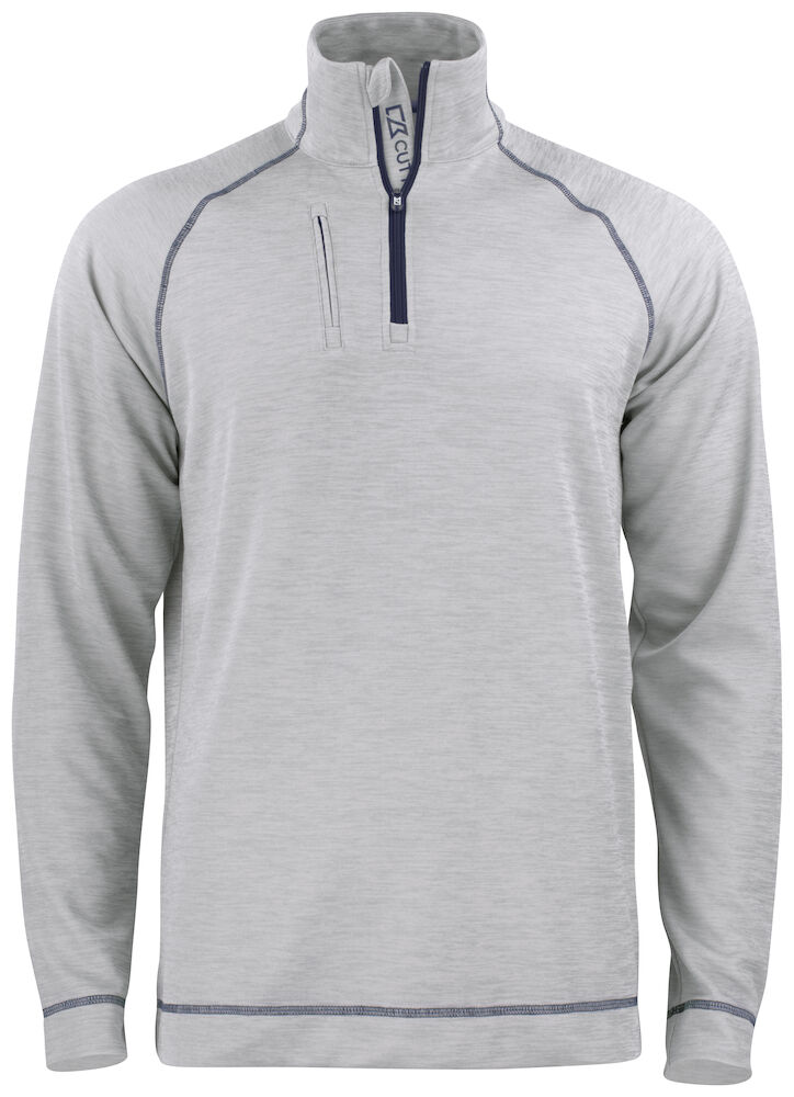 Cutter & Buck Chambers Half Zip  Heren - grijs-melange