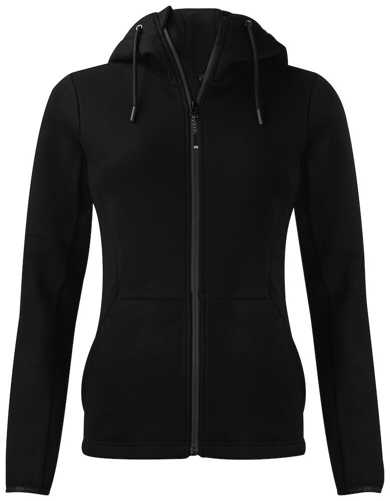 Cutter & Buck Pemberton Hood FZ Dames - zwart