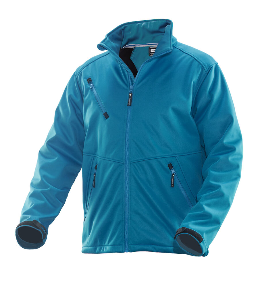 Jobman 1208 Softshell Jacket - oceaanblauw