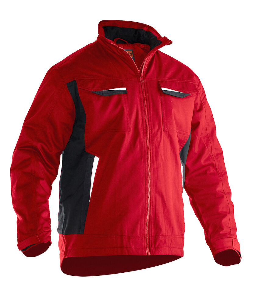 Jobman 1317 Service Jacket Lined - rood