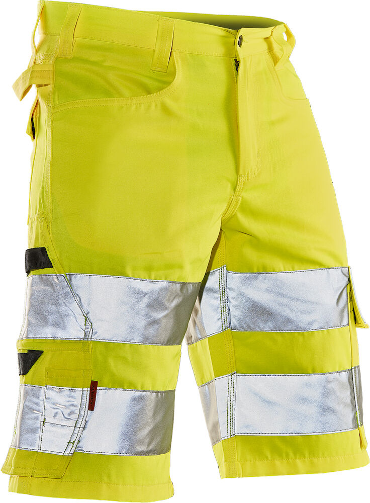 Jobman 2204 Hi-Vis Service Shorts - geel