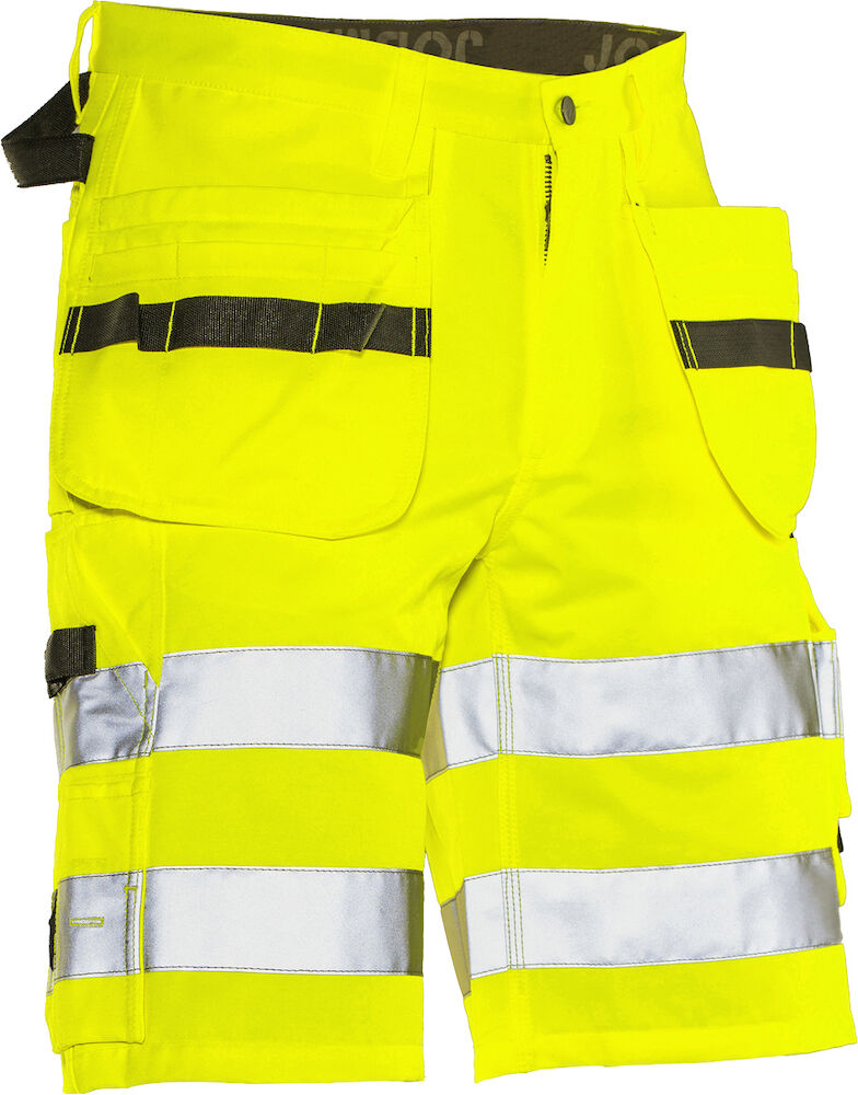 Jobman 2207 Hi-Vis Shorts HP - geel