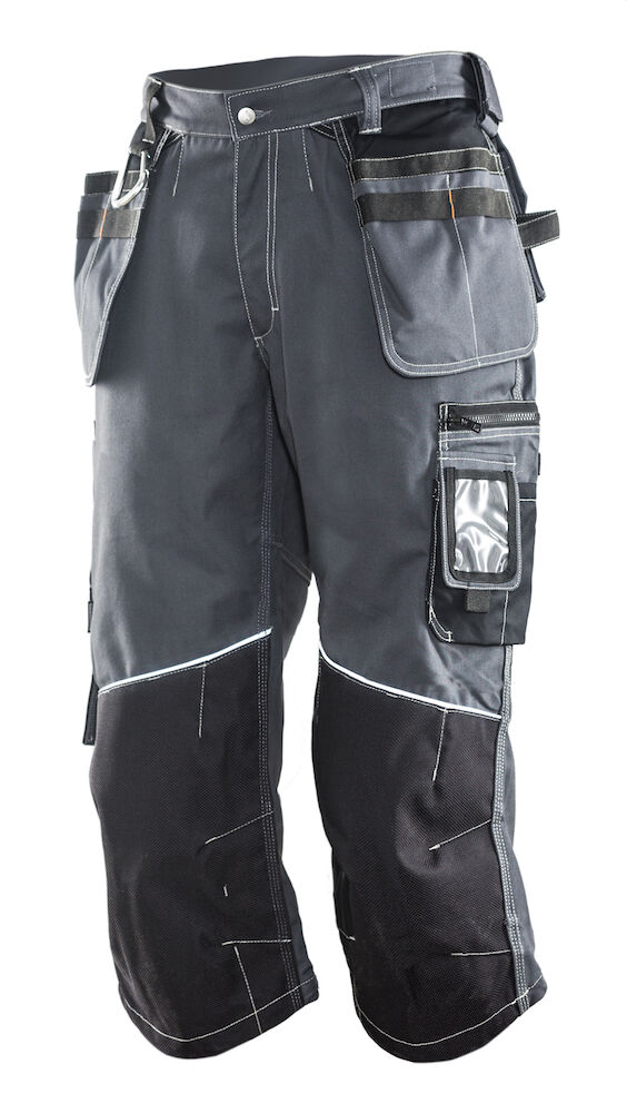 Jobman 2281 Long Shorts Core HP - donkergrijs-zwart