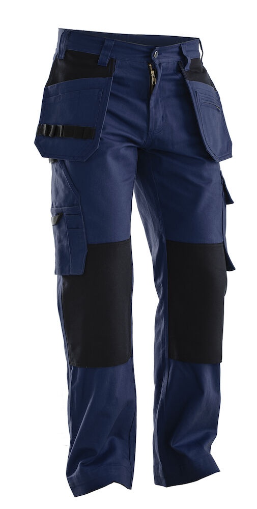 Jobman 2312 Trousers Cotton HP - navy-zwart