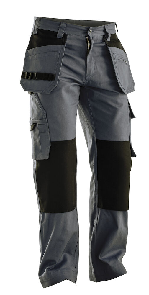 Jobman 2312 Trousers Cotton HP - donkergrijs-zwart