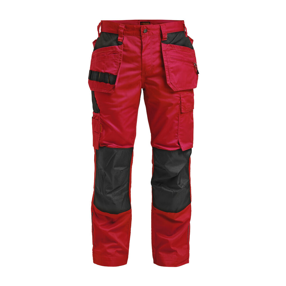 Jobman 2322 Trousers HP - rood-zwart