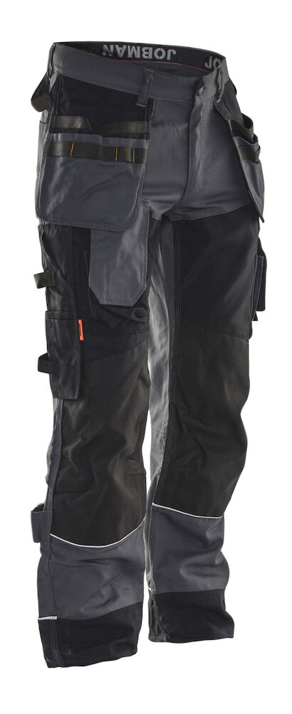 Jobman 2697 Floorlayers Trousers HP - donkergrijs-zwart