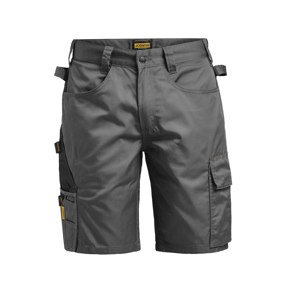 Jobman 2723 Service Shorts - donkergrijs-zwart