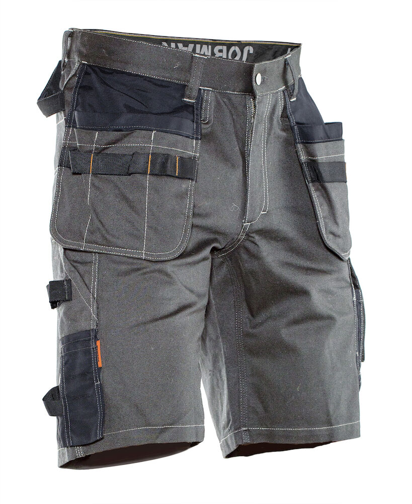 Jobman 2733 Shorts Cotton HP - donkergrijs-zwart