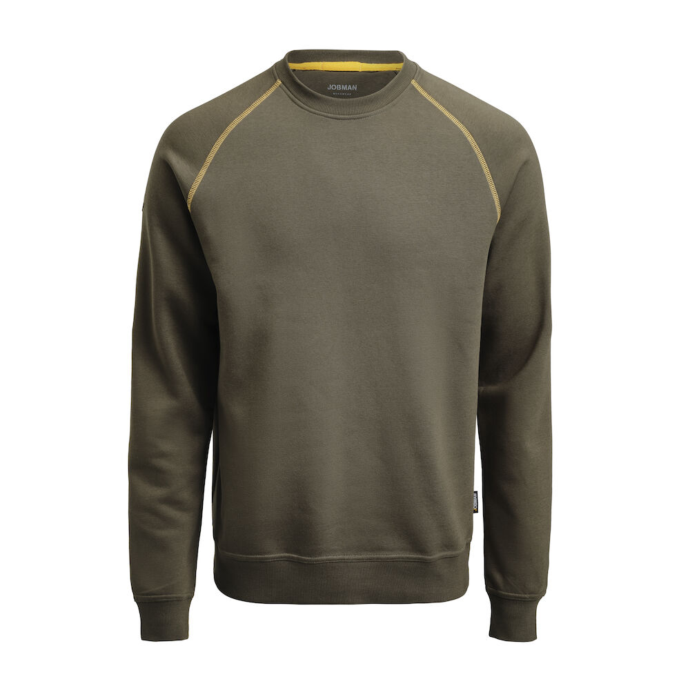 Jobman 5140 Sweatshirt - olijfgroen