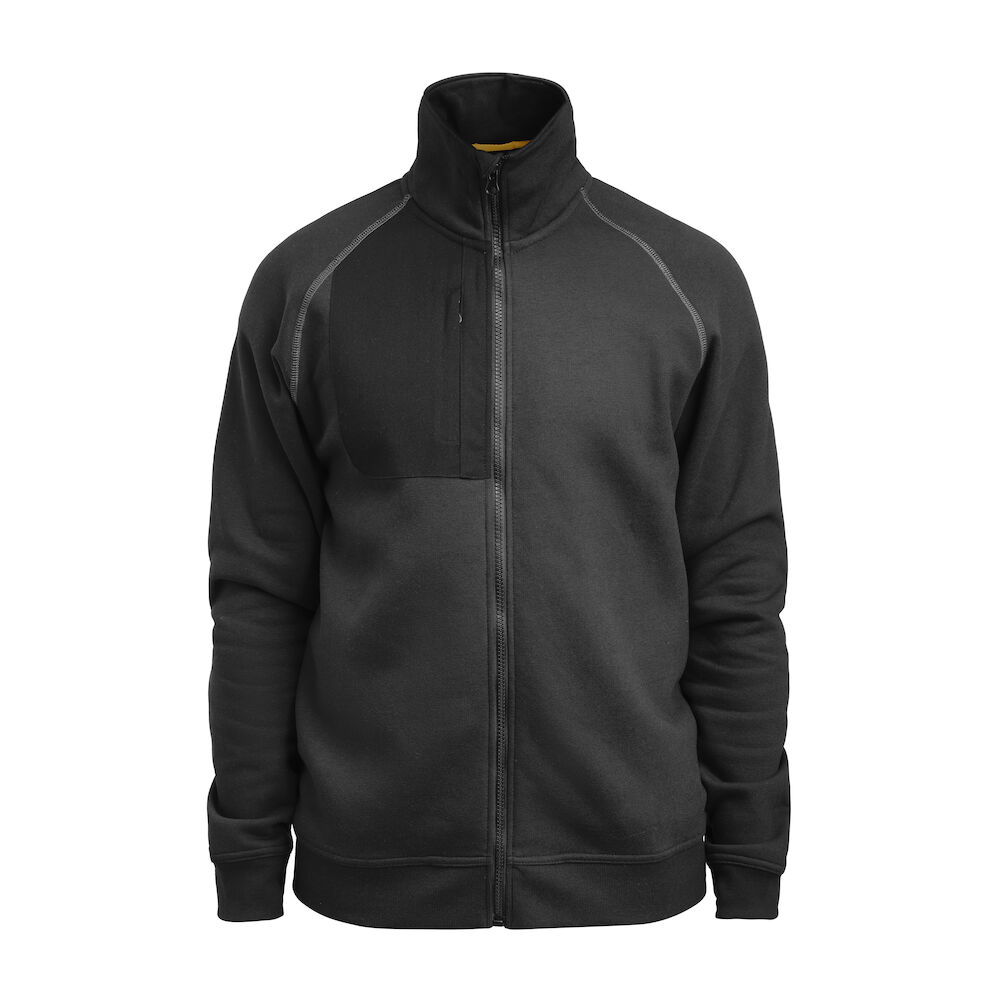 Jobman 5141 Sweatshirt Full-Zip - zwart