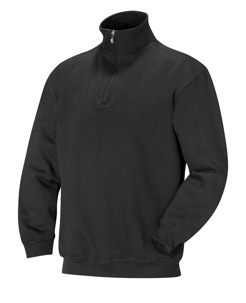 Jobman 5500 Halfzip Sweatshirt - zwart