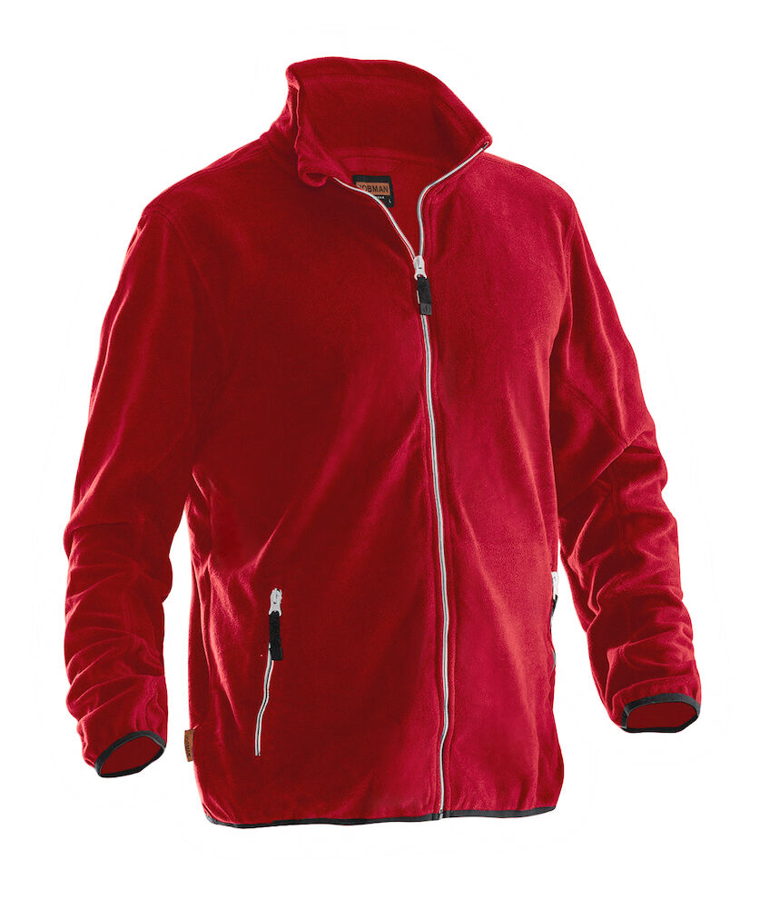 Jobman 5901 Microfleece Jacket - rood