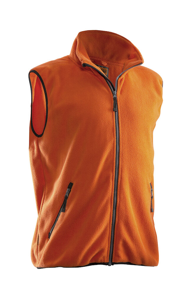 Jobman 7501 Fleece Vest - oranje