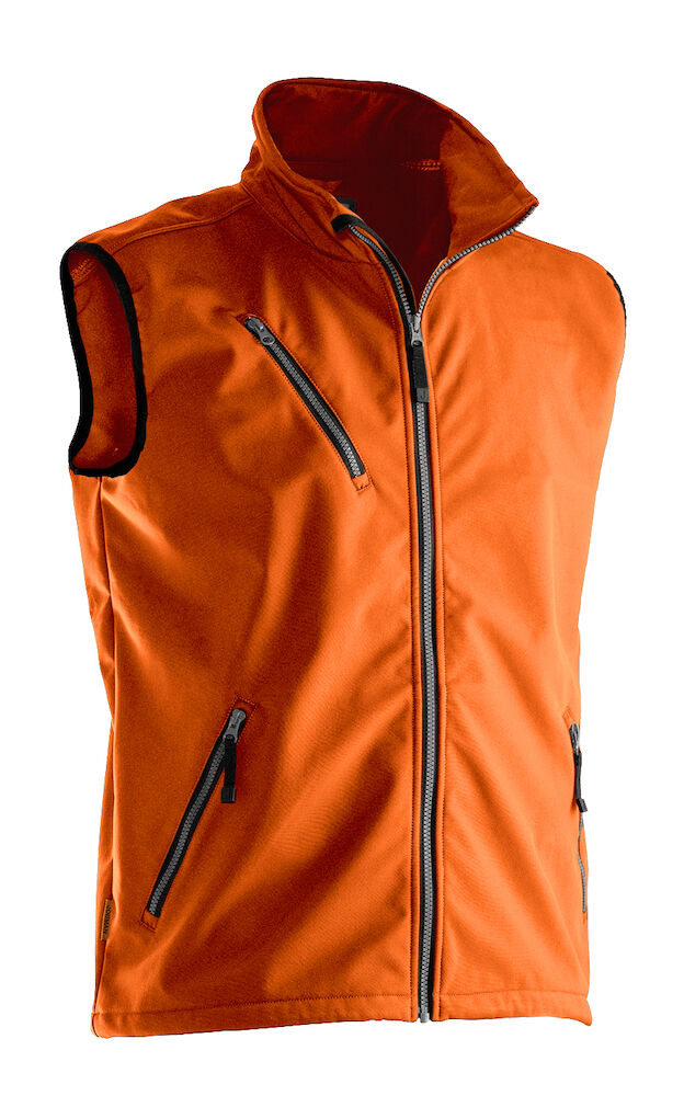 Jobman 7502 Softshell Vest - oranje