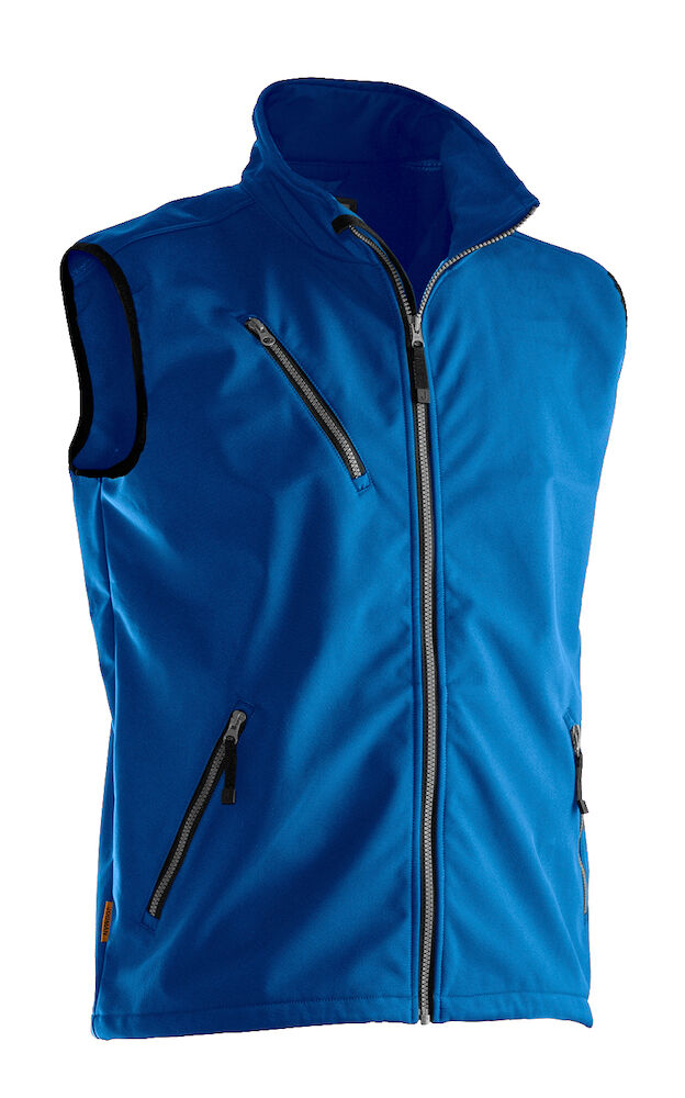 Jobman 7502 Softshell Vest - kobalt