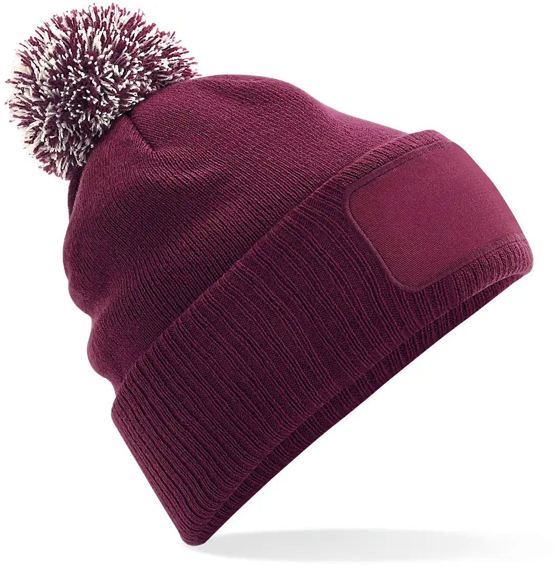 Beechfield B443 - burgundy-off-white