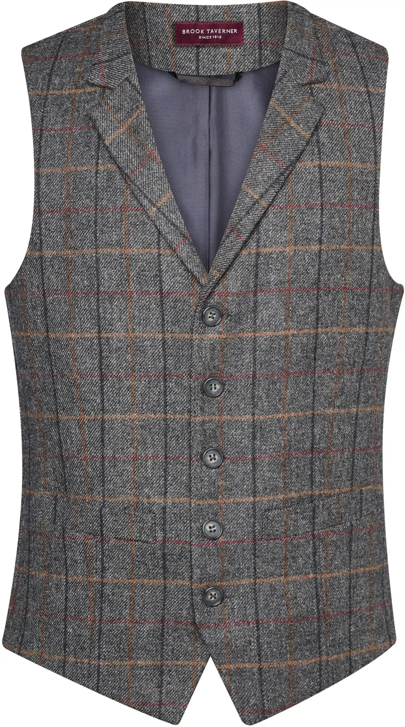 Brook Taverner BT1463 - grey-brown-check