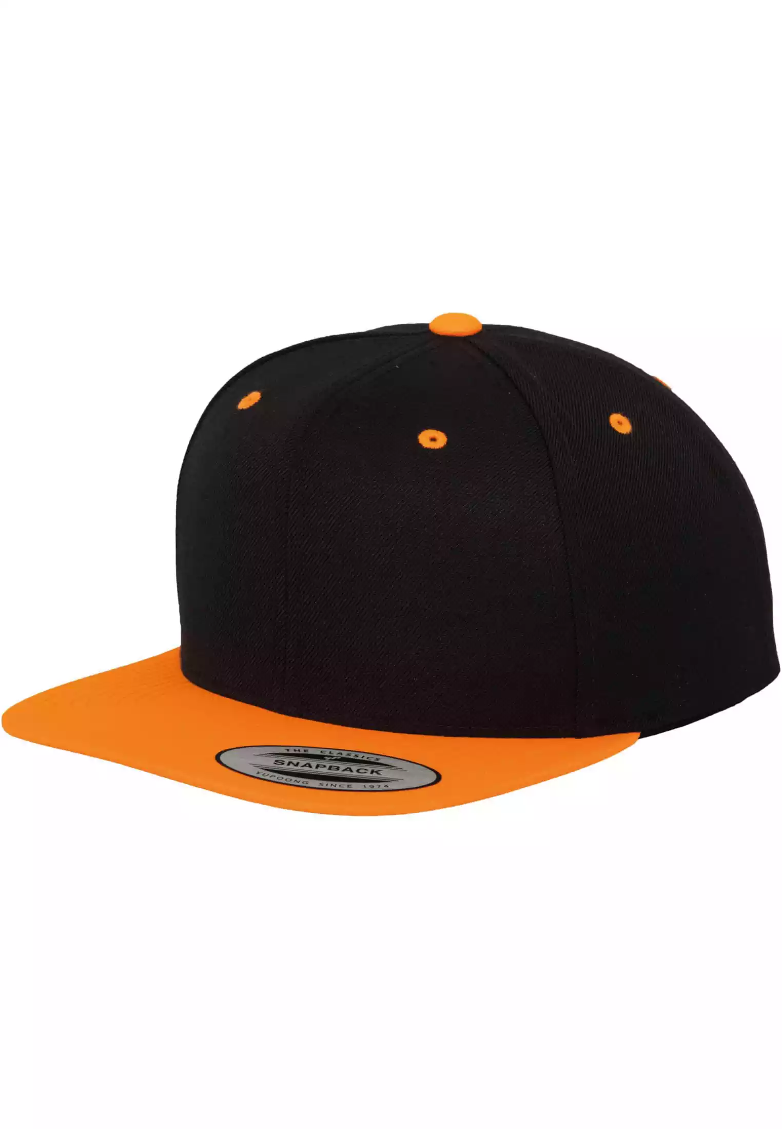 BLACK / Neon Orange