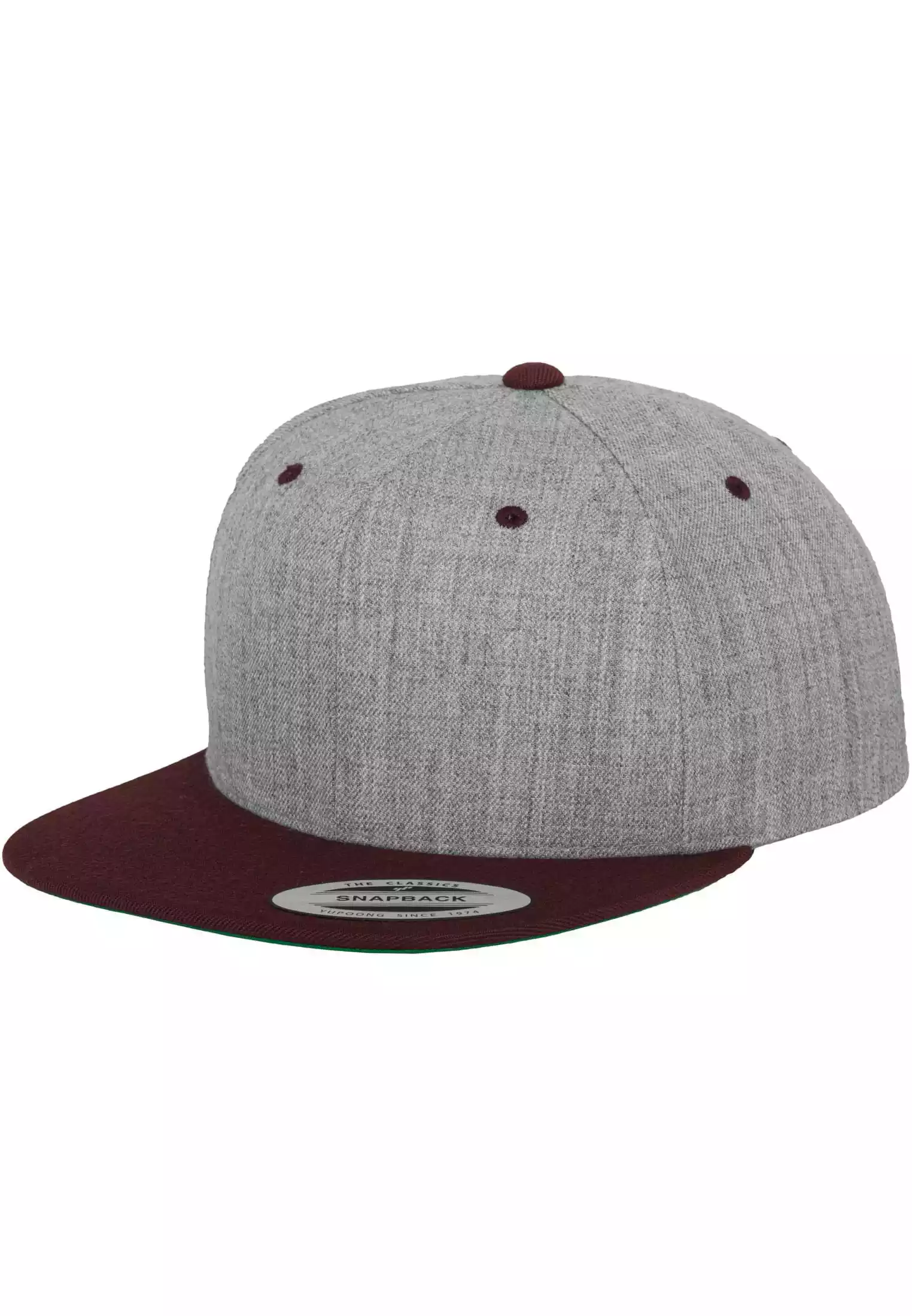 HEATHER GREY / MAROON