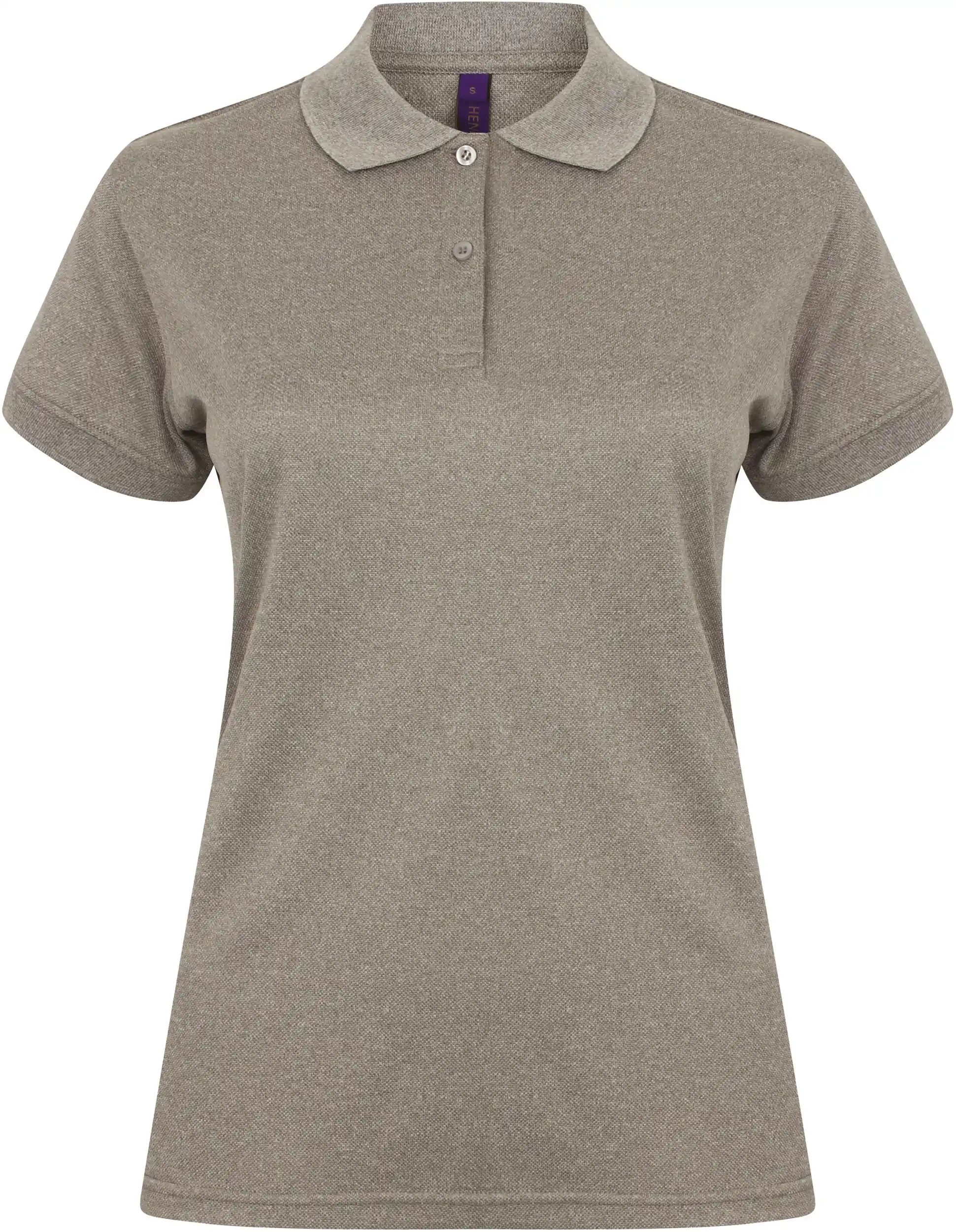 Henbury H476 - heather-grey