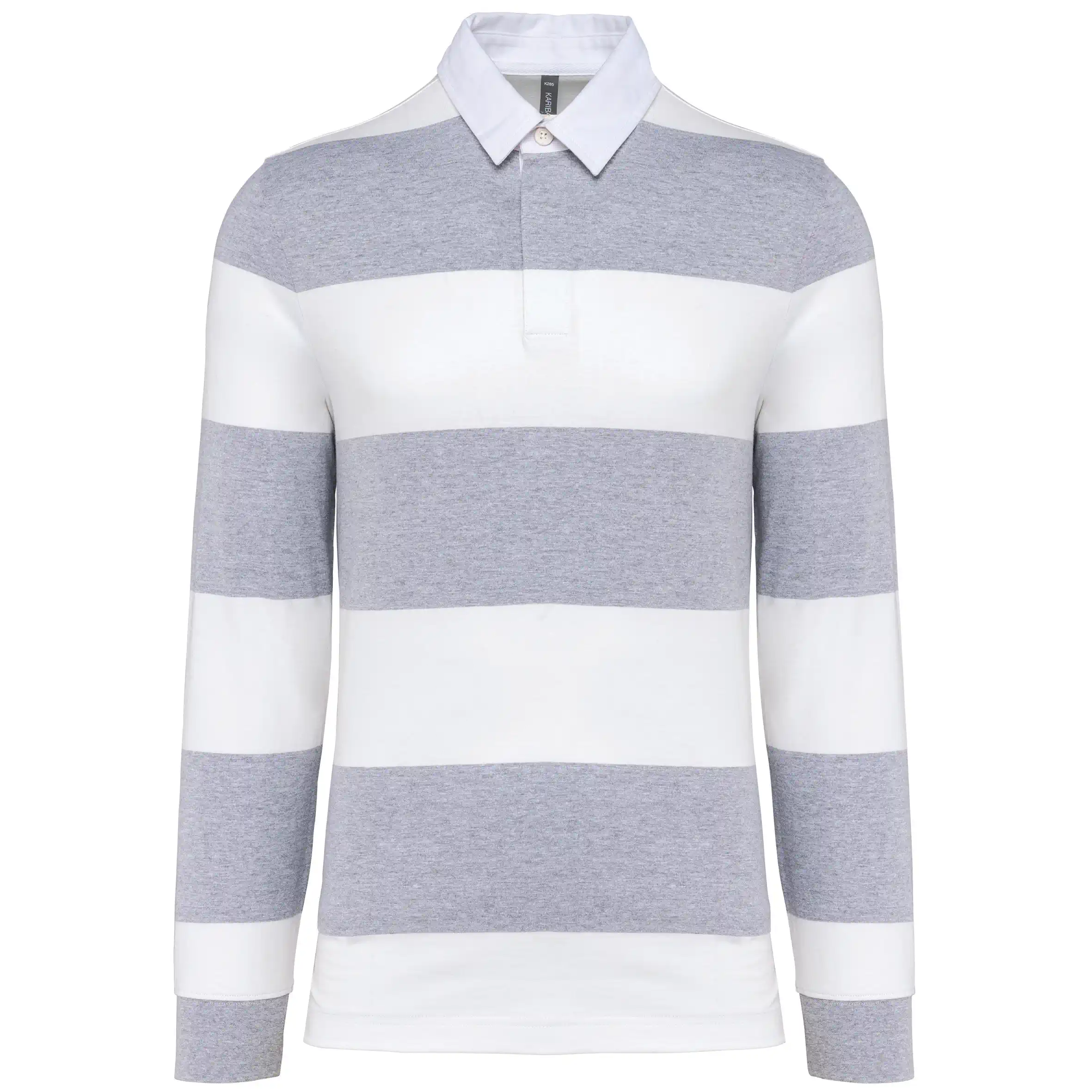 Oxford Grey / White Stripes