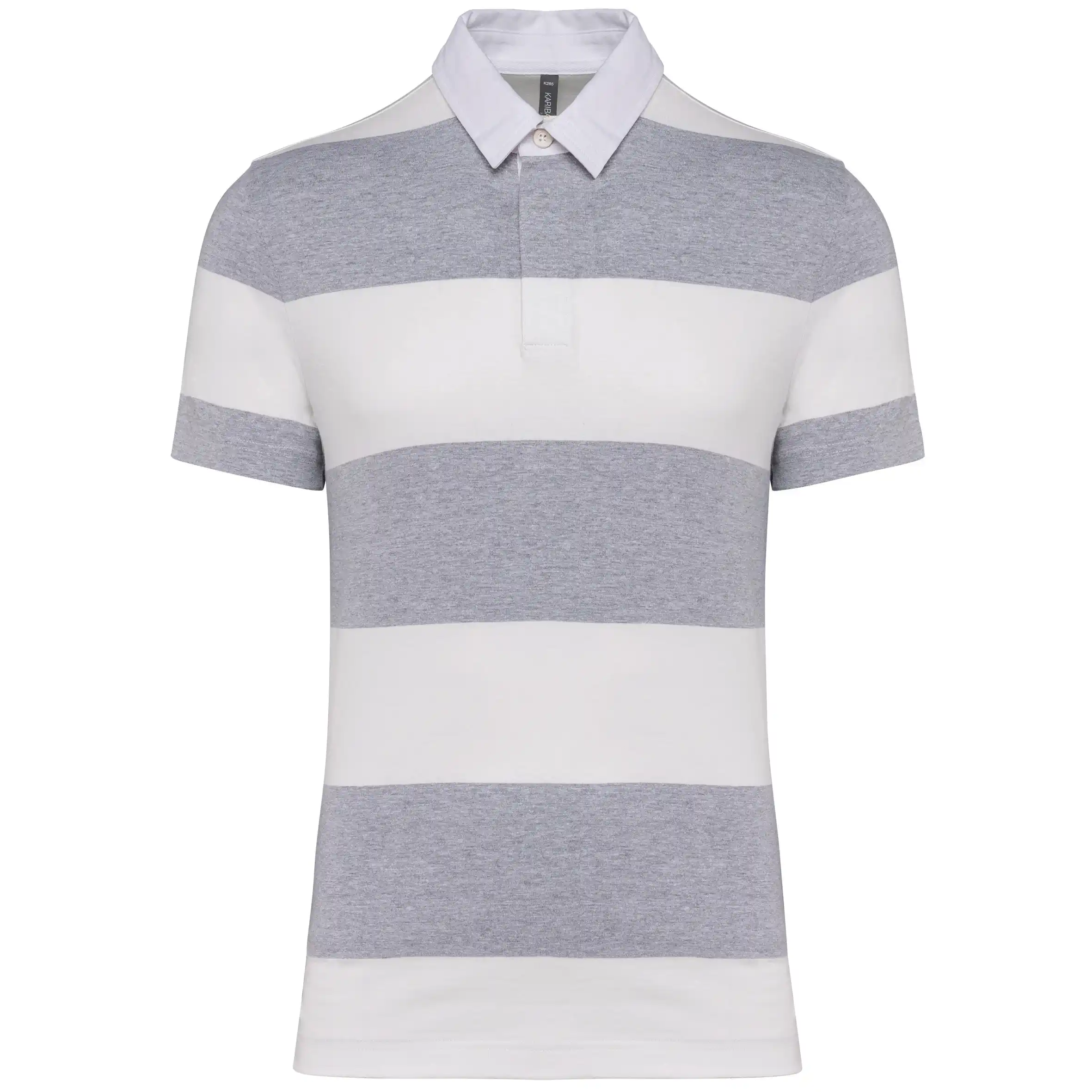 Kariban K286 - oxford-grey-white-stripes