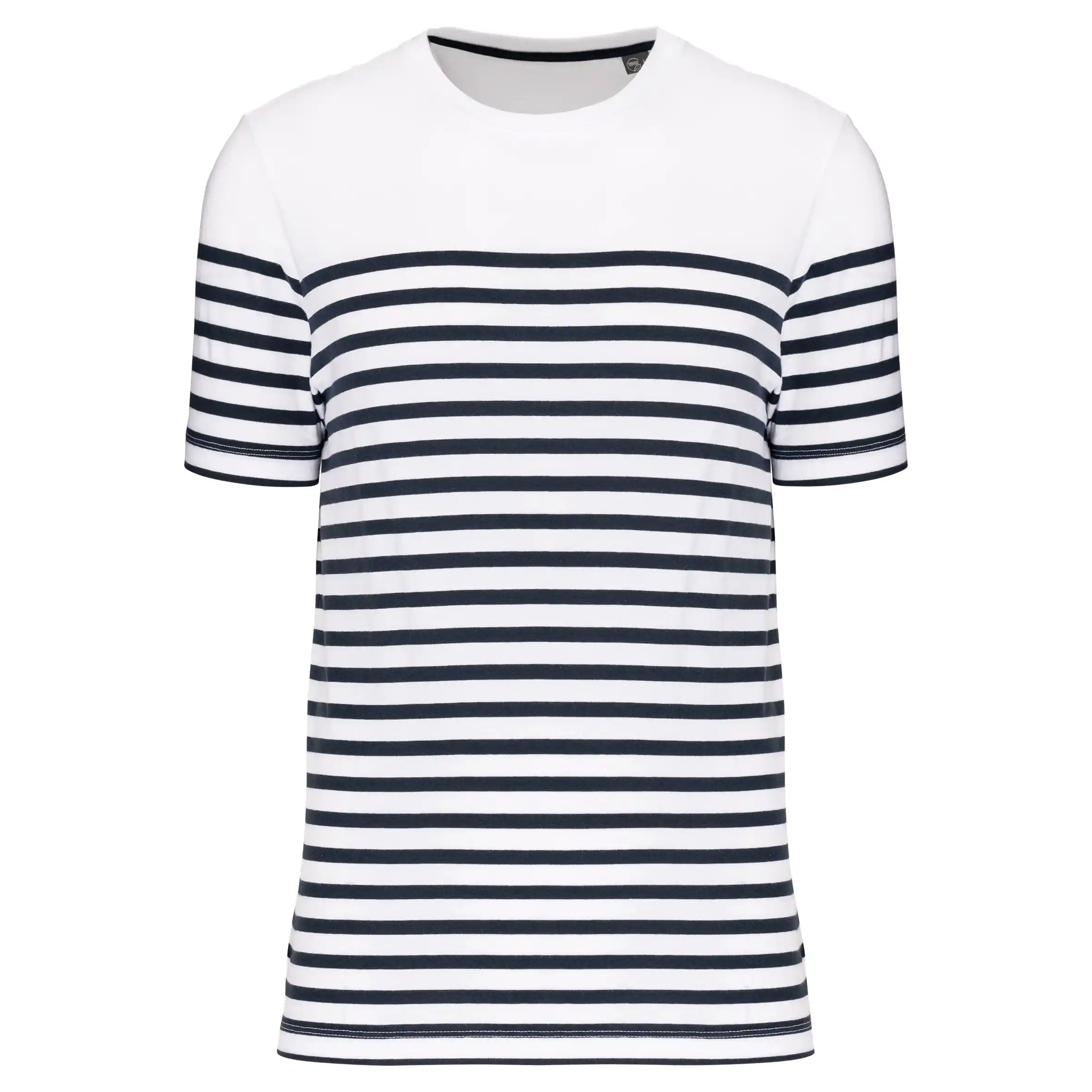 White / Navy Stripes