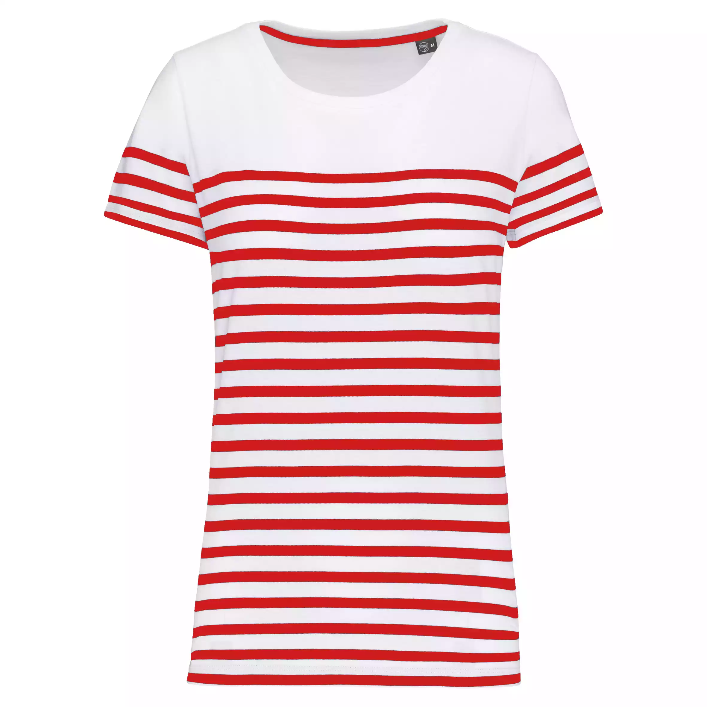 Kariban K3034 - white-red-stripe